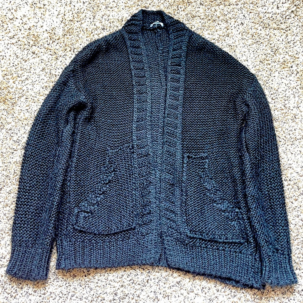 Dark black cardigan